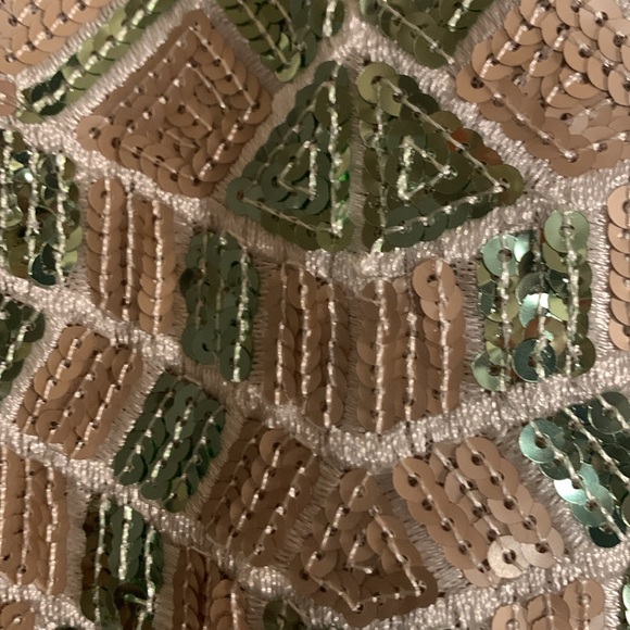 🎉HOST PICK🎉 Laundry by Shelli Segal Sequin Pattern Fringe Dress - Picture 6 of 8